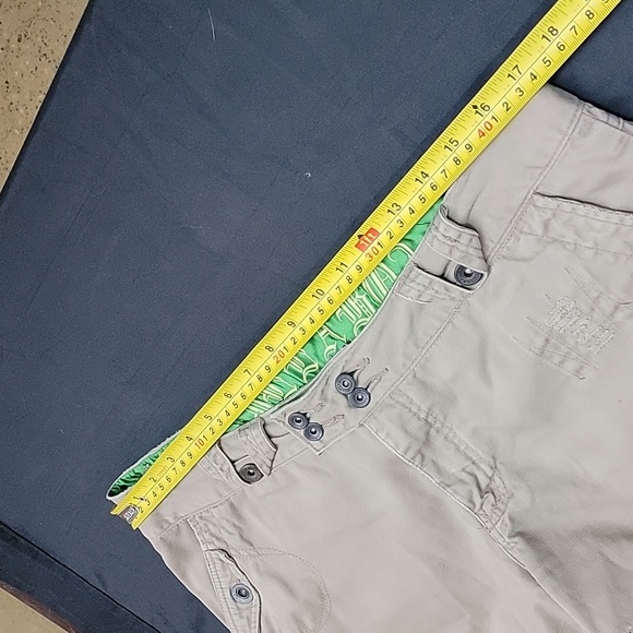 Vintage BILLABONG Khaki Board Shorts Size 11 - Picture 10 of 14